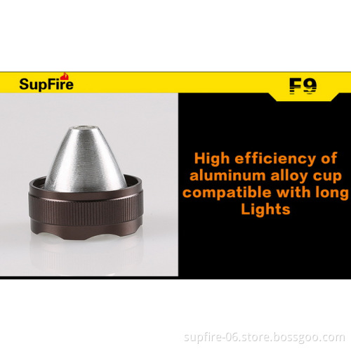 SupFire Multi-function alloy aluminum Best super bright 1100 lumen led flashlight